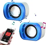 Small Computer Soundbar,Multimedia Speaker USB Charging | Clear Sound Quality Multimedia Versatility Desktop USB Speakers