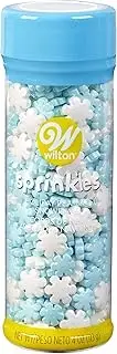 Wilton W7107662 Sprinkles Mix Christmas Pearlized Snowflakes