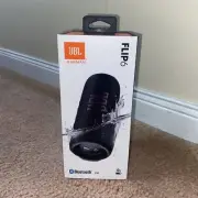 JBL Flip 6 Portable Waterproof Bluetooth Speaker - Black (JBLFLIP6BLKAM)