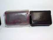 Lot of 2 Nikon Coolpix Leather Case #11583 Digital Camera