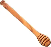 VALICLUD Wooden Honey Dipper Stick Food Grade Honey Stirring Rod Kitchen Honey Dipper for Honey Jars for Syrup Dispenser and Easy Serving