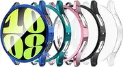 5Pack Screen Protector Compatible with Samsung Galaxy Watch 6 44mm Full Protection Case Soft TPU Cover Anti-Scratched Smartwatch Bumper