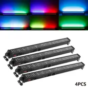 4PCS 144LED RGB Stage Wash Light Bar DMX DJ Disco Party Lighting Bar Lights