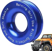 Soft Shackle Recovery - 41,000 lbs Snatch Recovery Ring | Heavy Duty Snap Block Pulley, Rustproof Winch Accessory Set for Recovery, ATV, , , Truck, Heavy Towing, Vehicle