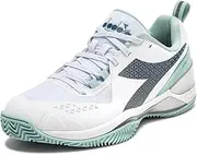 [Diadora] Womens Blushield Torneo 2 Clay Tennis Sneakers Shoes - Blue, White