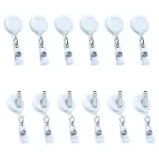 Bestom 100 Pack Badge Reels Retractable Badge Holder with Clip, Id Clips for