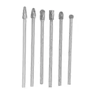 6pcs 85hra Cylinder Head Porting Kit Tungsten Carbide Burr Set Die Grinder Bits - SNNGV