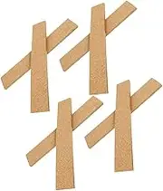Stylish Cork Memo Board Strips Pack Natural Cork Bulletin Strips for Wall Decor Office Restaurant