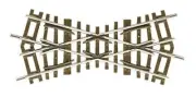 ROCO 42498 HO Scale Intersection K 30, Length 119 Mm, 30°