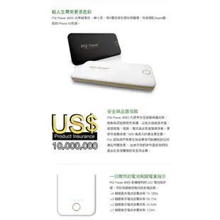 PQI Power 8000mAh 鋰聚合物電池 兩色可選