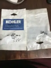 Two GENUINE KOHLER 47 086 08-S SCREW; POZ TRS HD 1/4-20X5/8