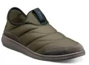 Boys Florsheim Jr Java Moc Slip On - Olive Nylon/Suede, Size 7 US [16675 303]
