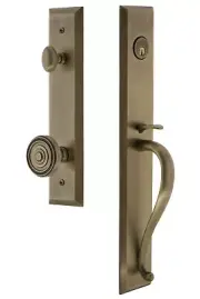 Grandeur FAVSGRSOL_ESET_238 Fifth Avenue Solid Brass Rose Keyed - Brass