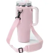 40oz Water Bottle Carrier Bag Adjustable Shoulder Strap Cup Sleeve Bottle Holder