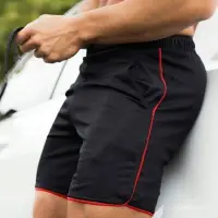 在飛比找蝦皮購物優惠-男士肌肉酷哥夏季外穿速乾裝備內褲運動跑步健身短褲短褲美式運動