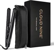 CLOUD NINE The Original Hair Straightener Gift Set | Variable Temperature Control Ceramic Floating Plates 360° Swivel Cord | Perfect for Everyday Straightening | Strong Shiny Sleek Results
