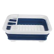 Kitchen Collapsible Dish Drainer Rack Basket Tableware Holder Fruit Organizer Storage Container