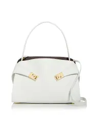 Ferragamo Hug Leather Top Handle Bag