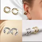 1 Pair Ear Cuff Clip on Earrings Helix Cartilage Earclip Jewelry For Women Men