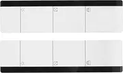 TEMPNAP 2Pcs Transparent Monitor Memo Board Holder for Computer Screens Side Panel Message Board for Organizing Memos Easy Installation for Office and Study Use