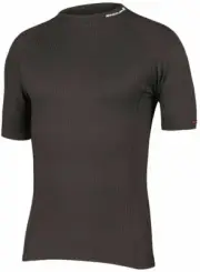 Endura Women's Transrib Short Sleeve Jersey Base Layer XS/8 Black NEW RRP£27