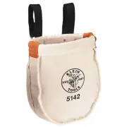 Klein Tools 5142P Tool Bag, Canvas Utility Bag, Interior Pocket, 9 x 8 x 10-Inch