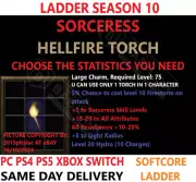 ✅ PC PS4 PS5 XBOX SWITCH ✅ LADDER Sorceress Torch Sorc Diablo 2 Resurrected D2R