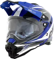 AFX FX-41 Dual Sport Adventure Helmet Range Matte Blue
