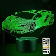 Pikachu 3D Night Light Multi Color Changing Illusion Lamp For Kids Gift