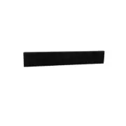 Bellaterra Home Vanity Backsplashes 21" Concrete Bathroom Sidesplash Black