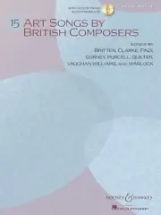 15 Art Songs by British Composers - High Voice Vocal Book and CD 048021113