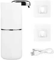 ccuzs Hand Wash Dispenser, Hand Wash Dispenser, 13.5oz Touchless Hand Soap Dispenser, Rechargeable Shower Shampoo Sensor Pump, 4 Step Adjustable,