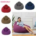 2 Size Bean Bag Chair Cover Washable Indoor Outdoor Lazy Lounger Sofa Kids Adult
