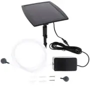 For Outdoor Solar Oxygenator Air Pump Powered Pool Water Pond Fish Oxygen Tank