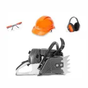 92cc Holzfforma G660 PRO Chainsaw Power Head With Glasses Hearing Hard Hat New