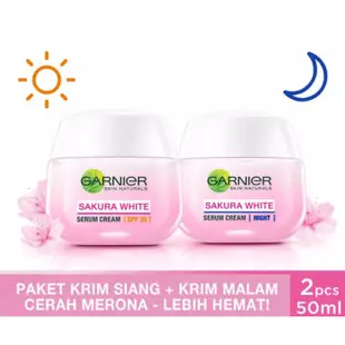 Garnier 櫻花白日霜 Spf 30 50ml Garnier 櫻花白夜霜 50ml