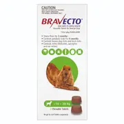 BRAVECTO Flea & Tick Chew Treatment 10-20Kg Dog - 2pk