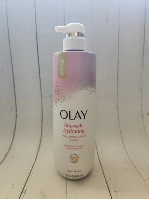 OLAY Intensely Hydrating Hyaluronic Serum Complex Body Wash, 20 fl oz