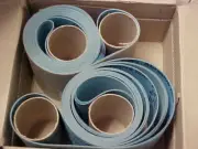 HERMES ABRASIVES BELT FB 637 ALUMINUM OXIDE 6" X 201" P 1200 GRIT 19 BELTS