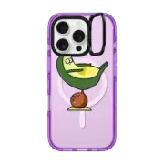 iPhone 16 Pro Impact Ring Stand Case MagSafe Compatible Strong Core Avocado Acro Yoga