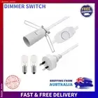 Himalayan Salt Lamp Cord 1.8m Dimmer Switch 2 Free E14 Bulbs Metal Clip 240V