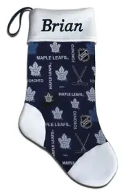 NEW Personalized NHL Toronto Maple Leafs Hockey Christmas Stocking Gift