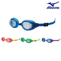 在飛比找蝦皮商城優惠-MIZUNO SWIM 兒童泳鏡 抗UV 防霧鏡片 蛙鏡 游