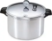 16-Quart Aluminum Pressure Cooker with Dial Gauge - Safe Home Canning