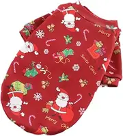 WeiLaiKeQi Dog Christmas Sweater, Pet Clothing for Medium Large Animals Cute Holiday Winter Apparel Christmas Dog Costumes for Jogging, 2XL
