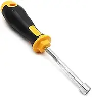 Piutouyar 8mm Socket Wrench Screwdriver, Hex Nut Driver, Steel Cushion Grip Screwdriver for Hand-Making, Repair
