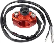Replacement CNC Motorcycle Engine Stop Start Kill Switch Button Compatible with Motorcycle Switch Controller
