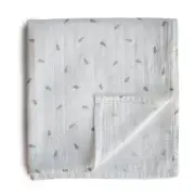 Mushie: Swaddle - Leaves