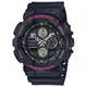 【CASIO】G-SHOCK 復古音響設計雙顯運動電子錶 GA-140-1A4 200米防水 台灣卡西歐公司貨