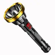Plastic High-Light Flashlight USB Rechargeable LED Ultra-Bright Long-Range6070